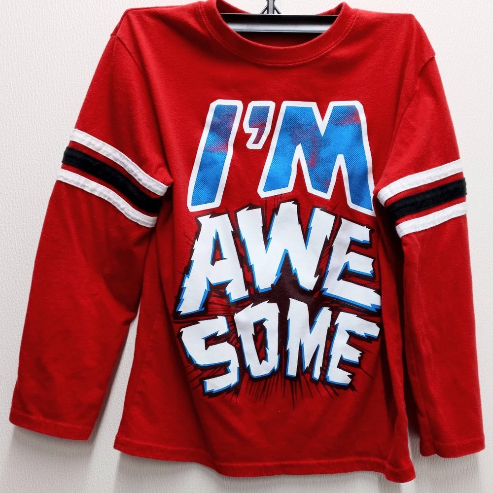 Red Long Sleeve Sz 8 Tshirt Kids Garanimals Novelt